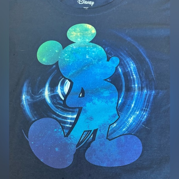 NWT Disney Blue Graphic T-Shirt Size LG (10-12) - Picture 2 of 6